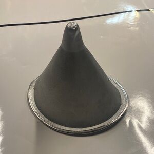 “Tin Man” Silver Cone-Shaped Hat
